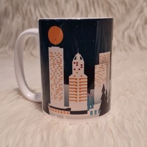 Souvenir Cup Mug Retro Skyline Portland